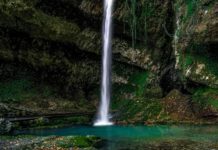 Водопад Пасть Дракона (Глубокий Яр) в Сочи Водопад Пасть Дракона - фото